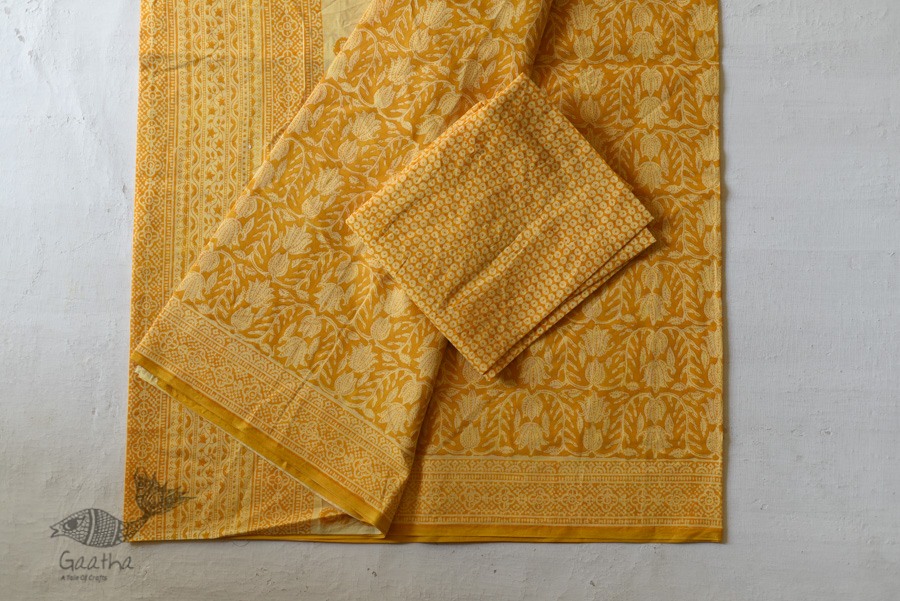 Shop Gamthi Print pure cotton saree