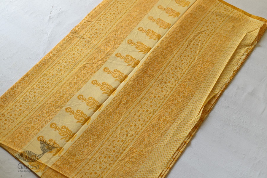 Shop Gamthi Print pure cotton saree