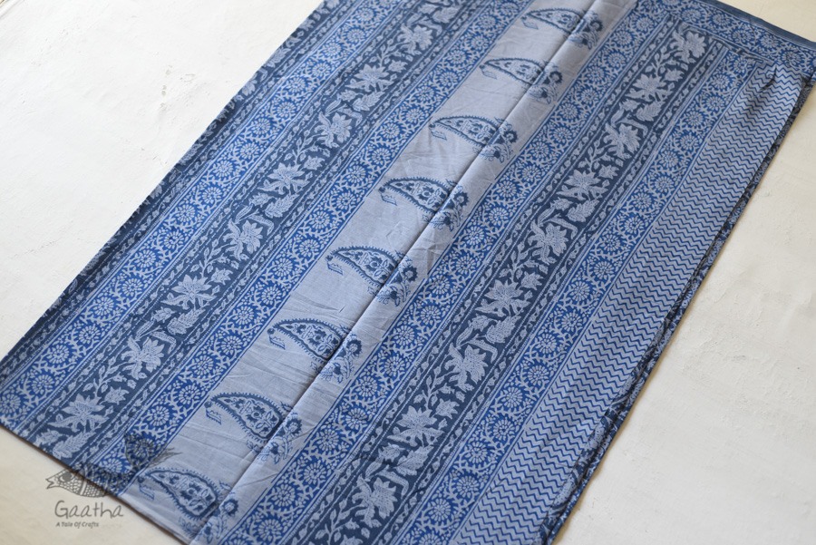 Shop Gamthi printed pure cotton saree