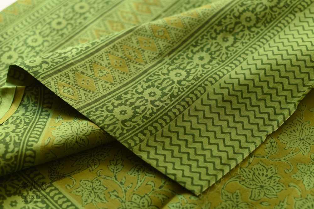 Shop Gamthi Block Print pure cotton saree