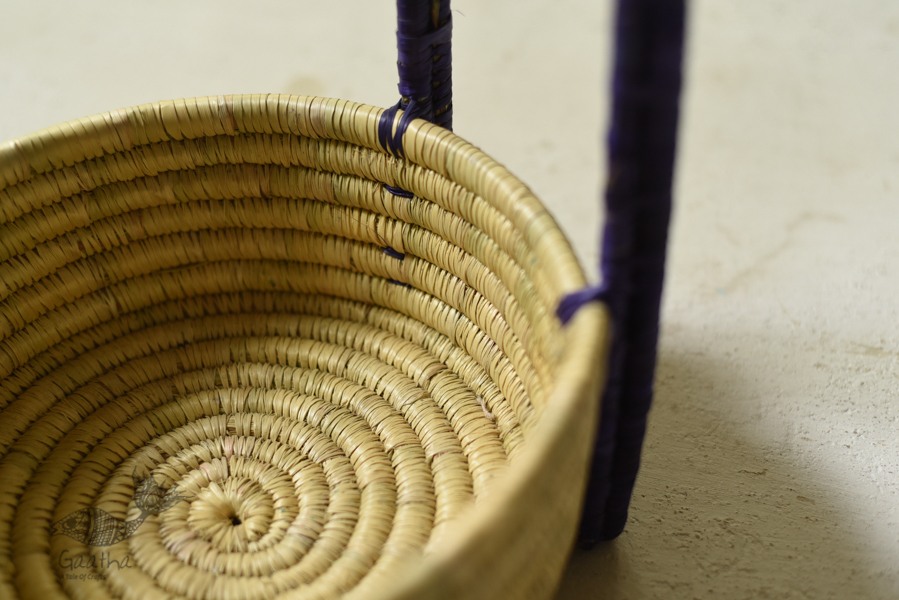 Moonj Grass handicraft - Multipurpose basket