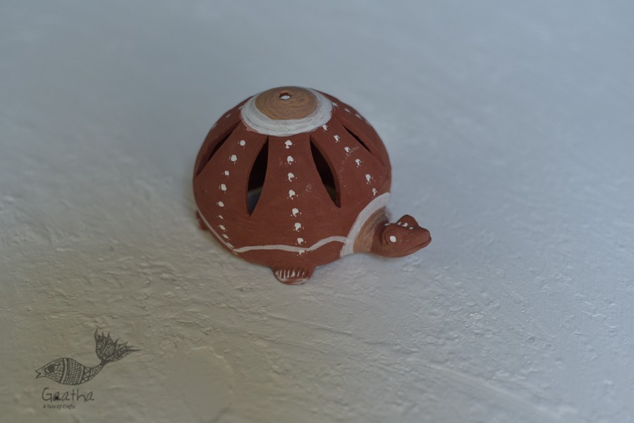 Terracotta Handmade table top turtle