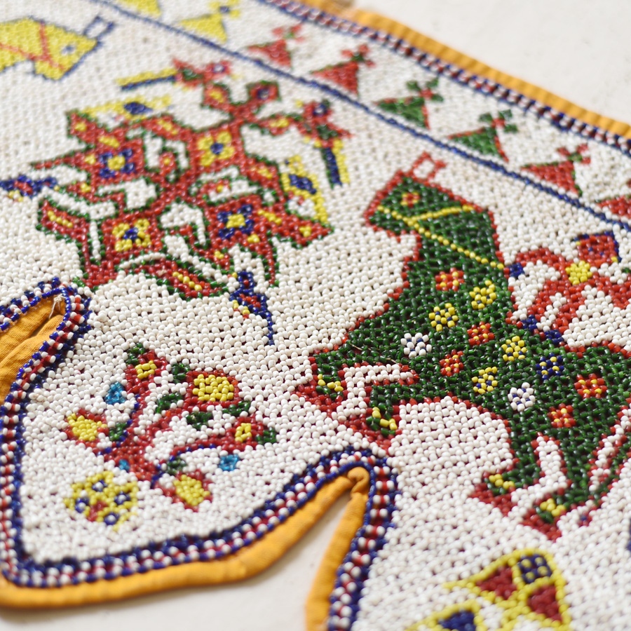 Bead Work ~ Antique Wall Hanging / Chakda 