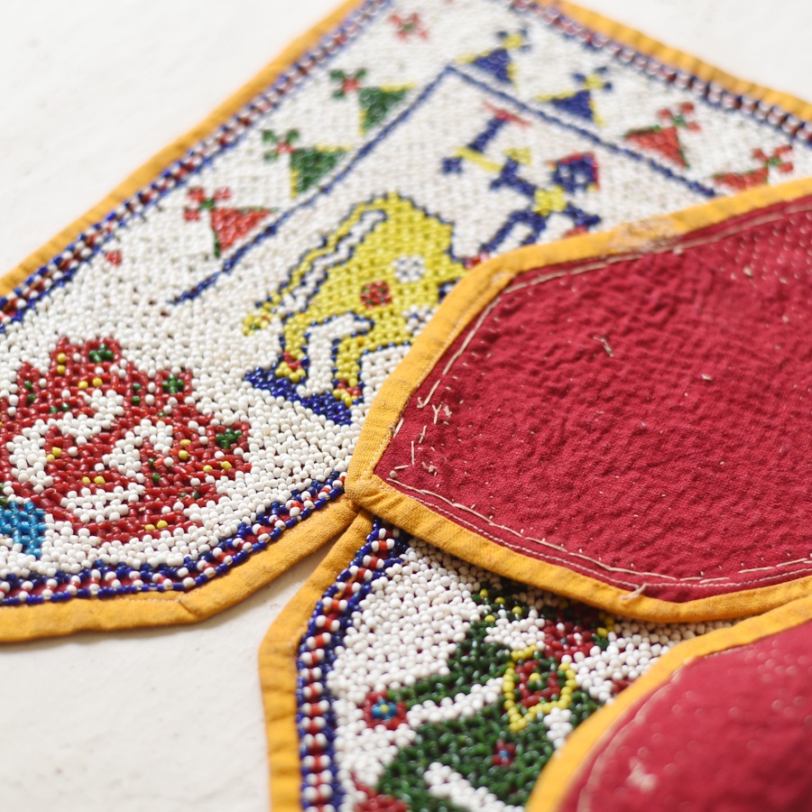 Bead Work ~ Antique Wall Hanging / Chakda 
