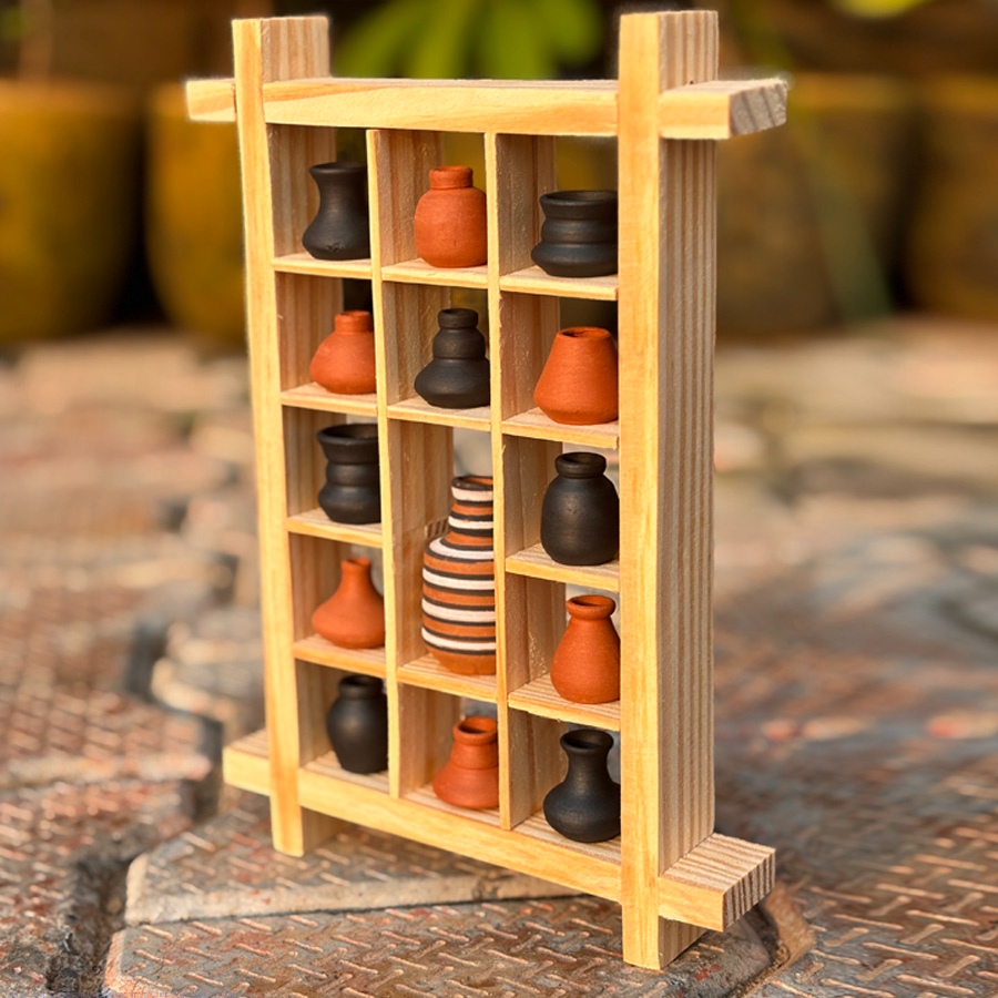 buy Terracotta Pottery Art - Miniature Wall Art Frame
