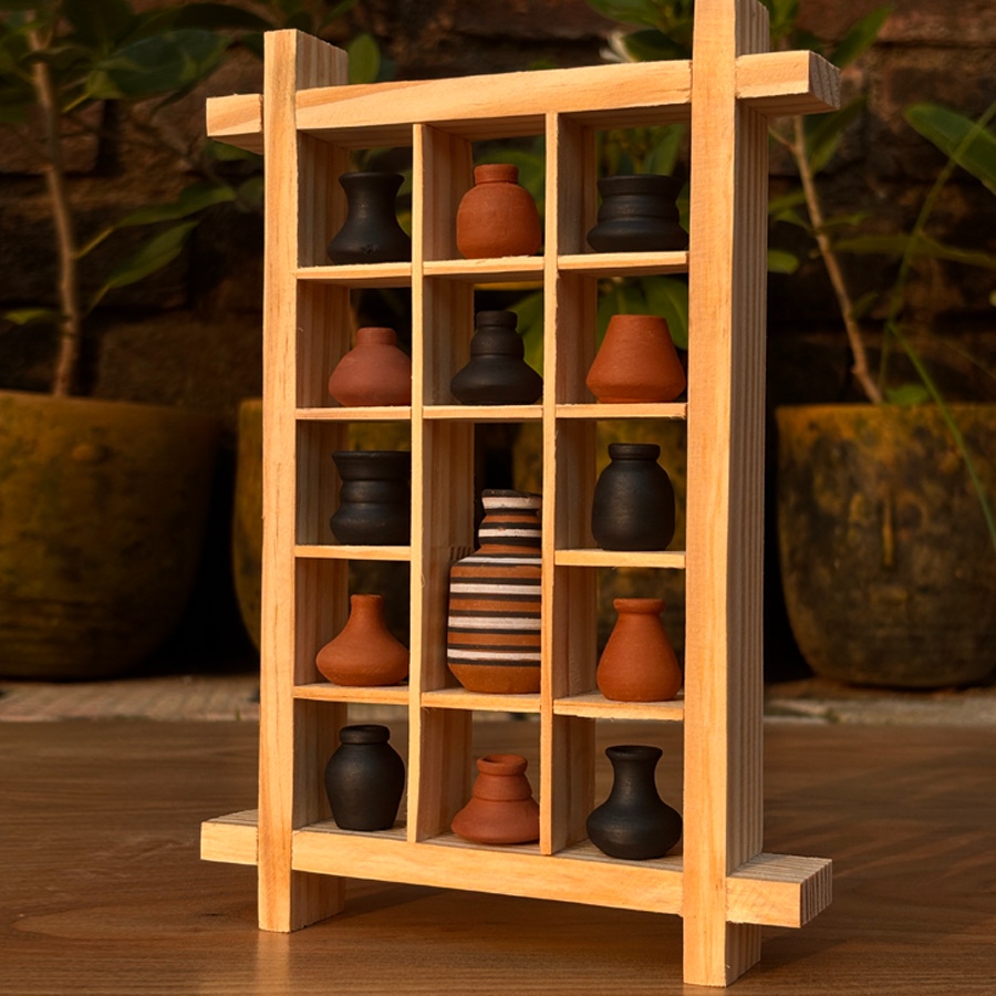 buy Terracotta Pottery Art - Miniature Wall Art Frame