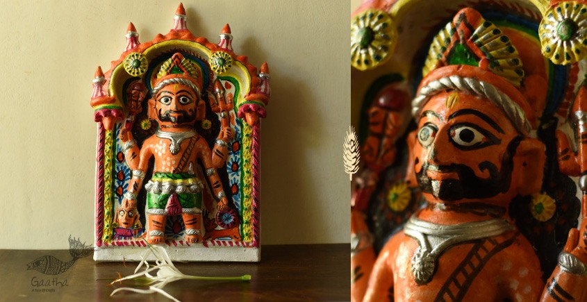 Mitti ki murti - Molela Handmade Terracotta Colorful Plaques