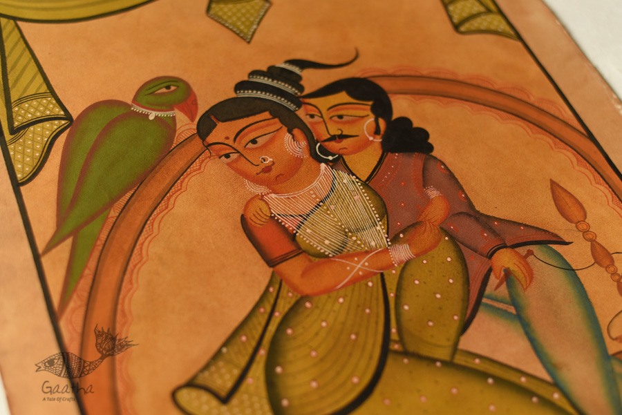 painting on canvas kalighat painting