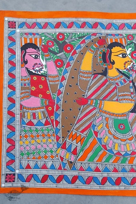 shop Madhubani painting| Sita & Ram