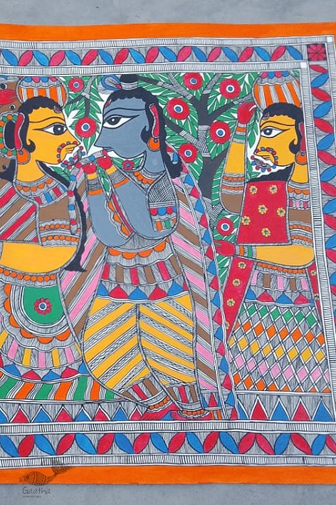 shop Madhubani painting| Sita & Ram