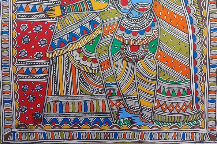 shop Madhubani painting| Radhe Krishn