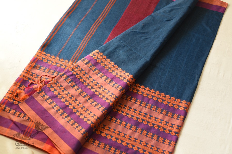 Traditional Bengali cotton saree