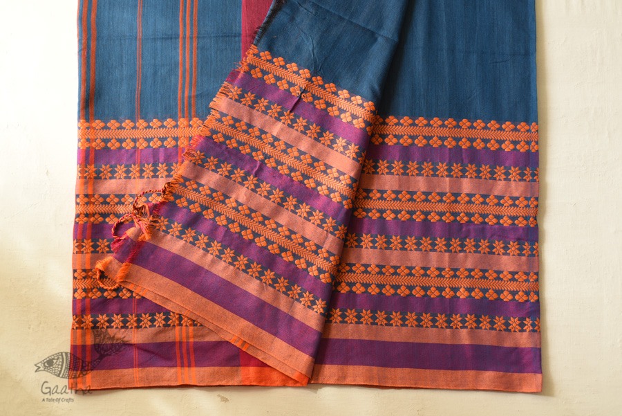 Traditional Bengali cotton saree