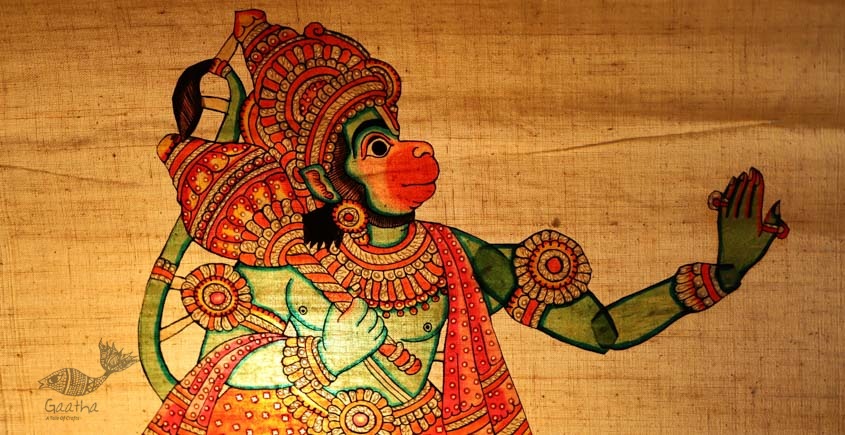 Buy Leather Puppets from Andhra Pradesh - - Hanuman big | Gaatha