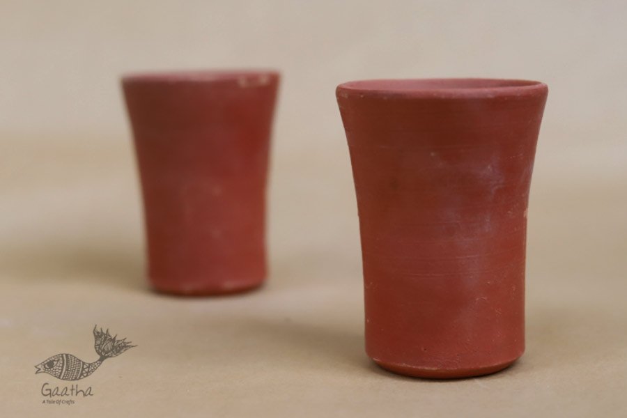 Maati Ka Kaam ● Clay Glasses ( Set of two ) ● 29