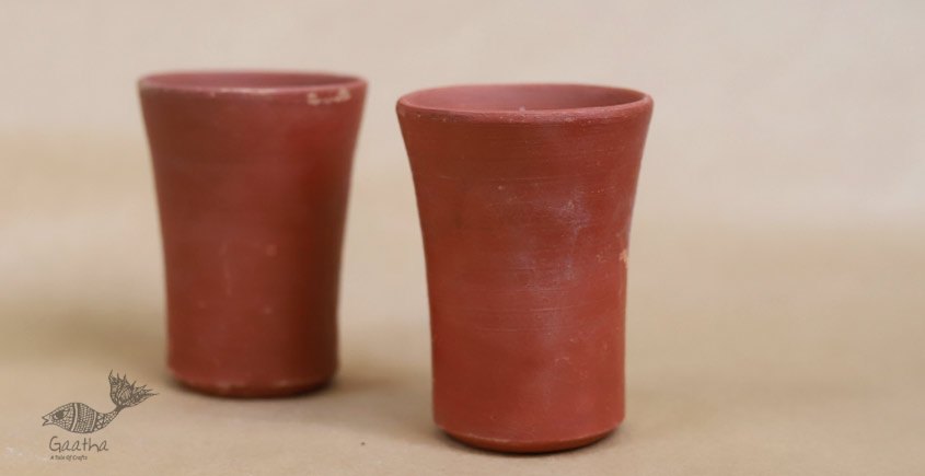 Maati Ka Kaam ● Clay Glasses ( Set of two ) ● 29