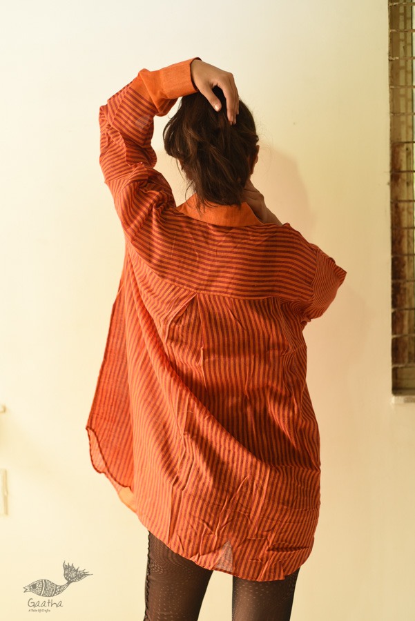 shop Handloom Gamcha Cotton ~ Full Sleeve Shirt