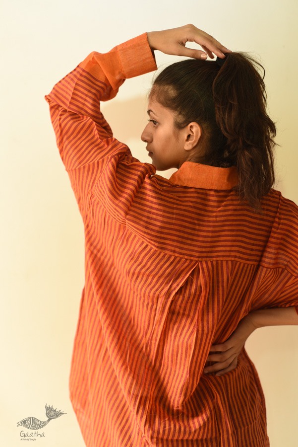 shop Handloom Gamcha Cotton ~ Full Sleeve Shirt