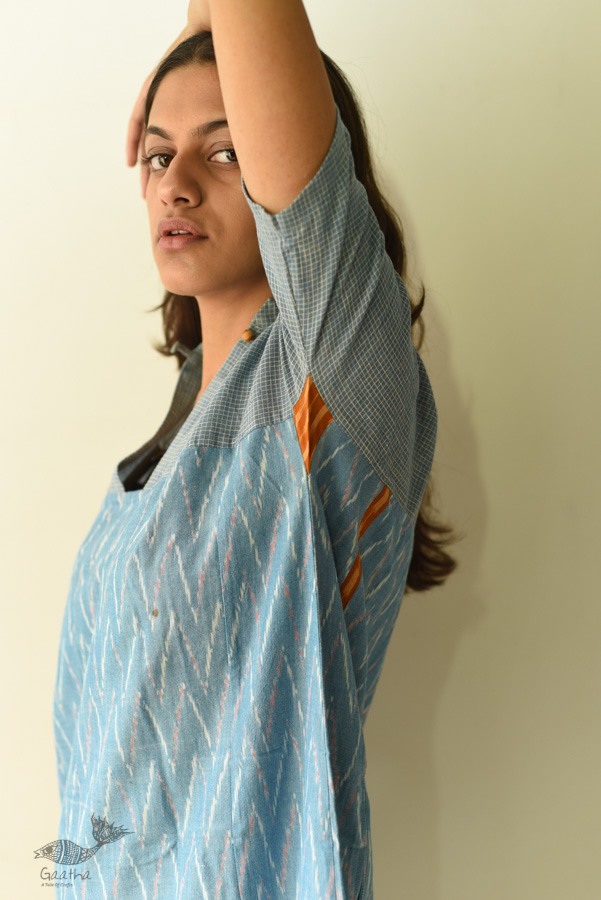 shop Handloom Cotton Ikat Dress