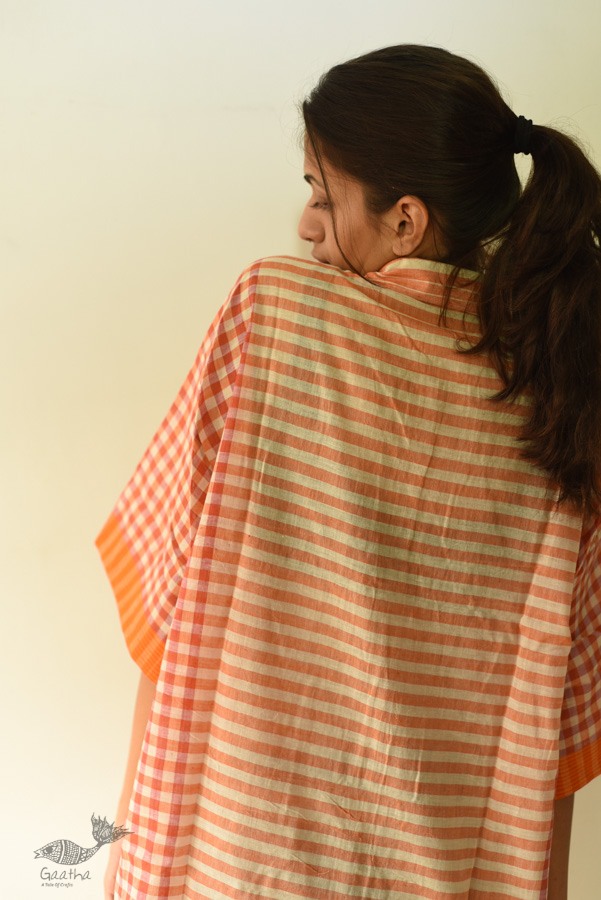 shop Handloom Cotton Checks Unisex Shirt