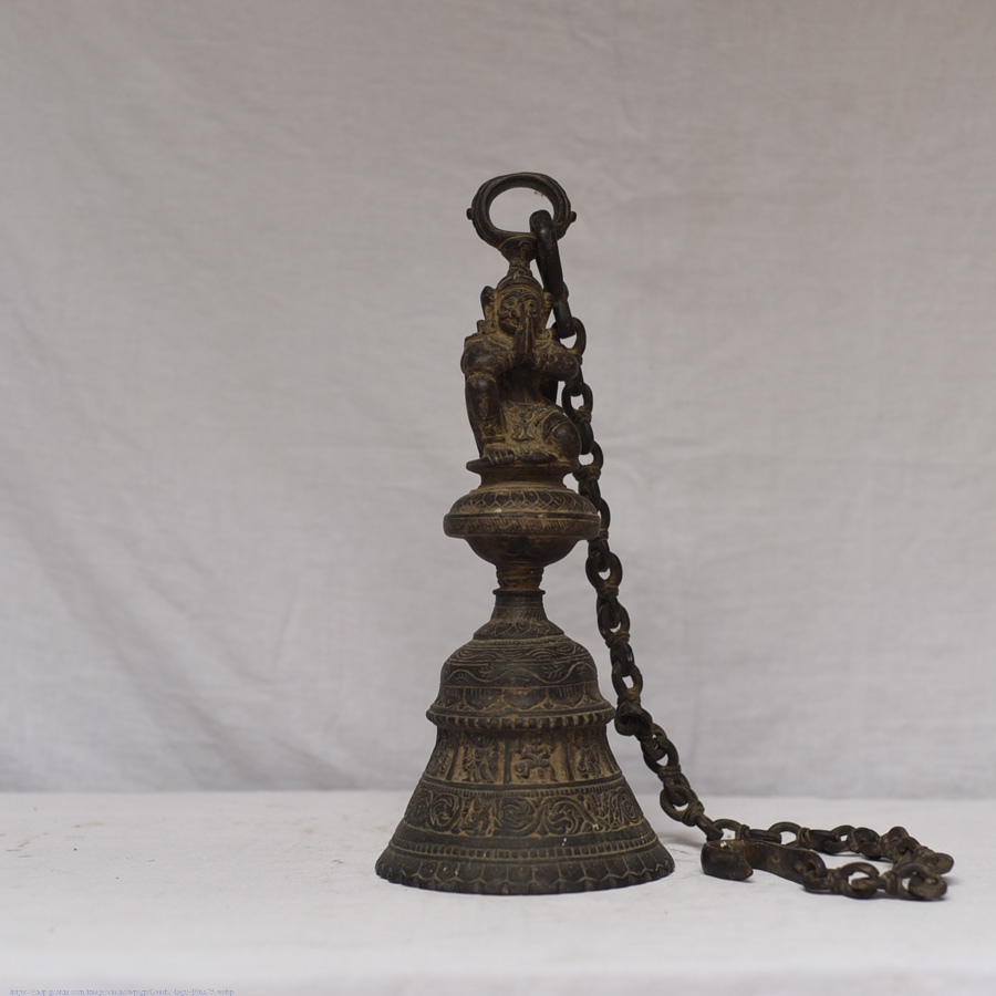 Shop Antique from Khajuraho Brass Garuda Bell