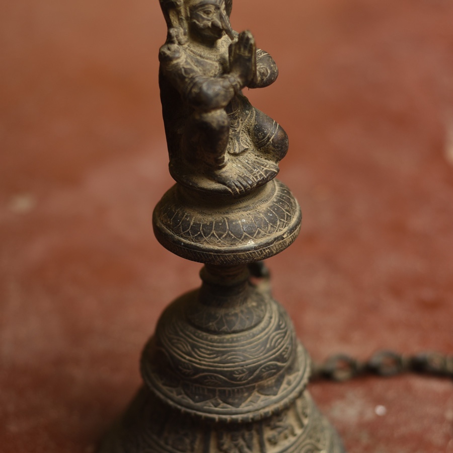 Shop Antique from Khajuraho Brass Garuda Bell