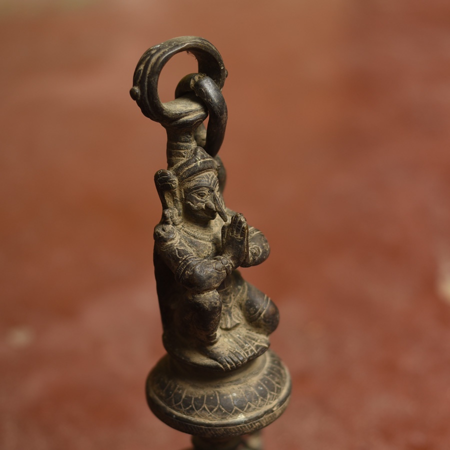 Shop Antique from Khajuraho Brass Garuda Bell
