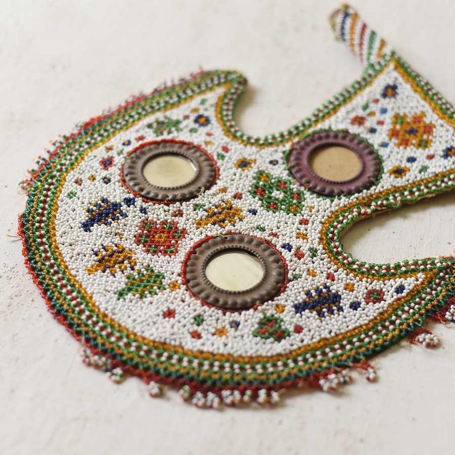 Bead Work of Saurashtra ~ Antique Fan/ Vinjano