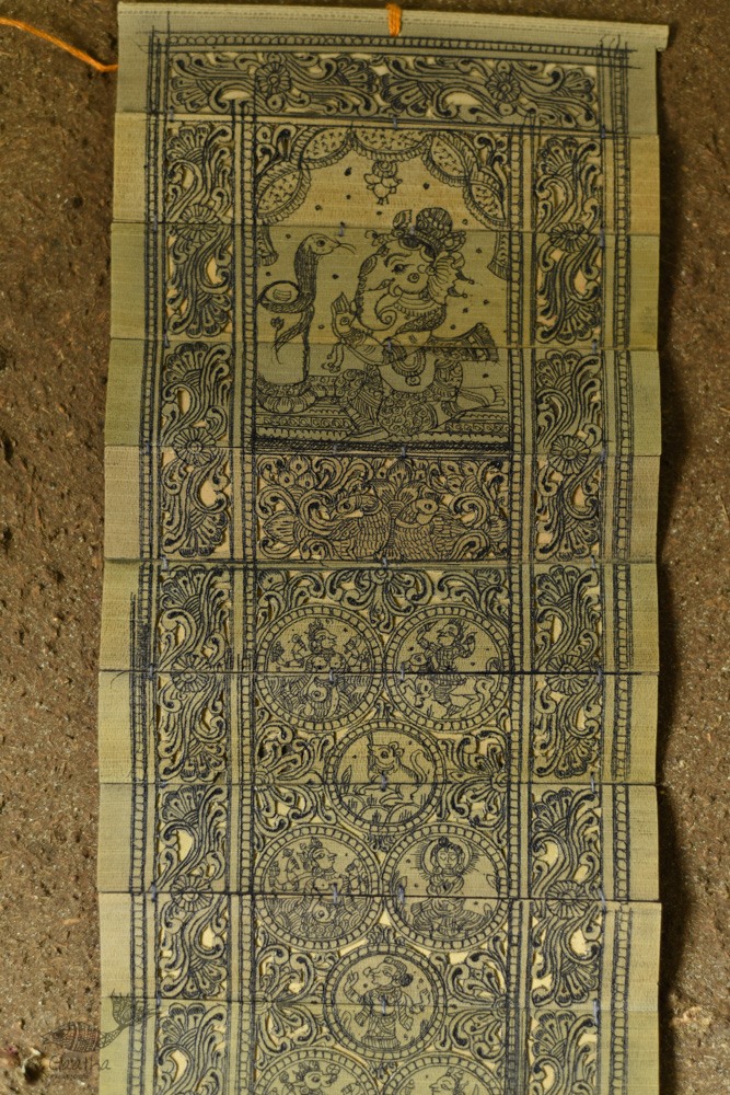 Shop Tala Pattachitra - Praying Ganehsa