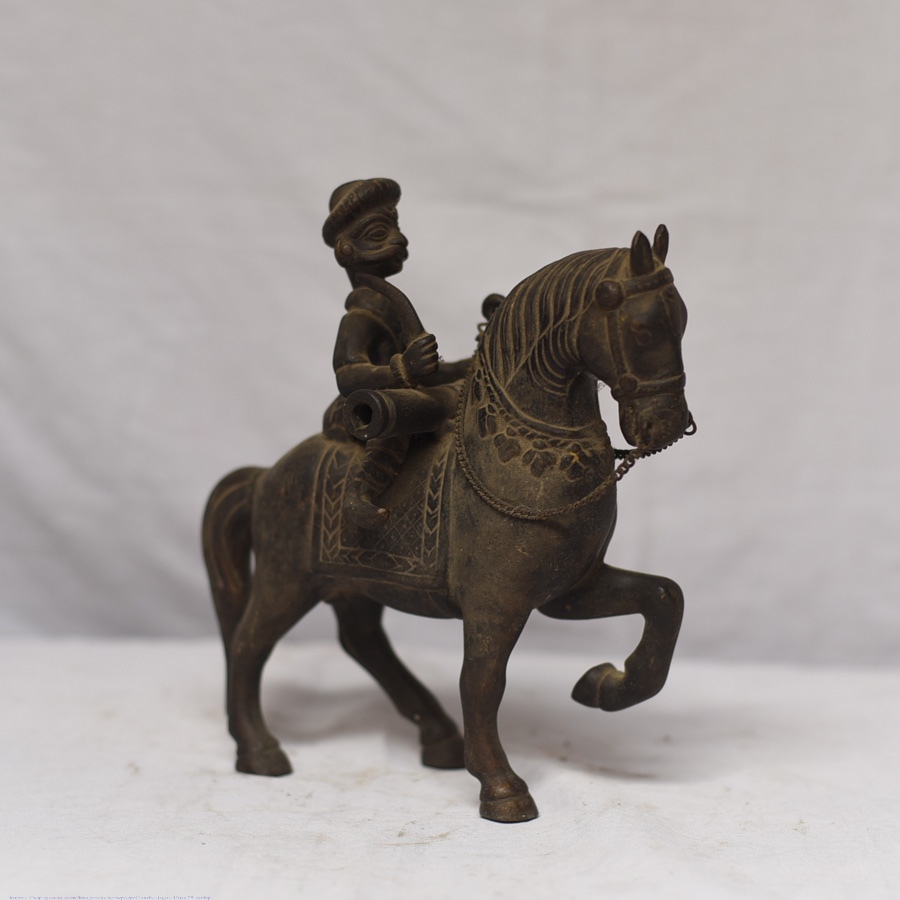 Shop Antique from Khajuraho Brass Sipahi / Soldier