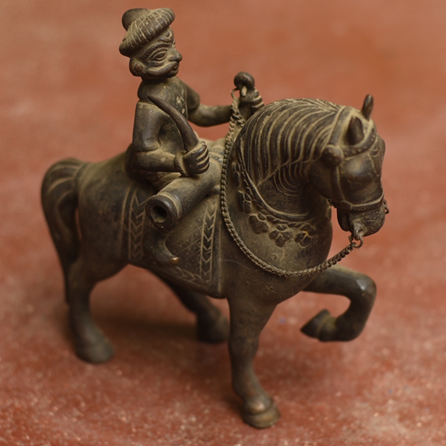 Shop Antique from Khajuraho Brass Sipahi / Soldier