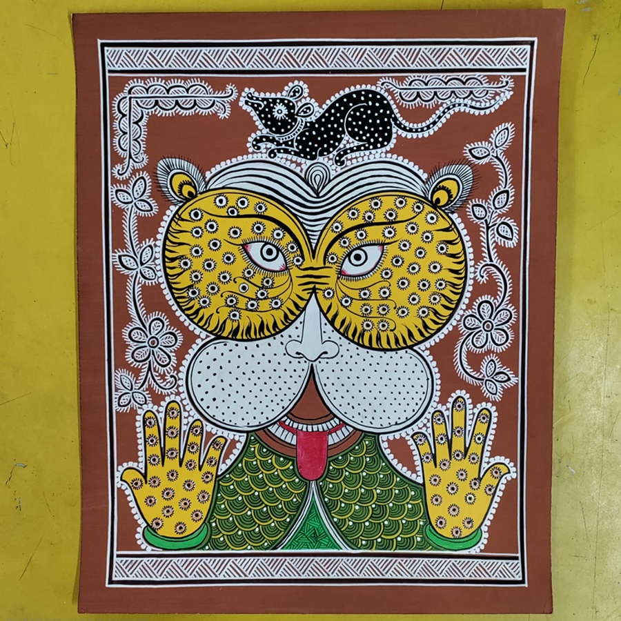 shop Mandana Art - Painting ~ Lion Face