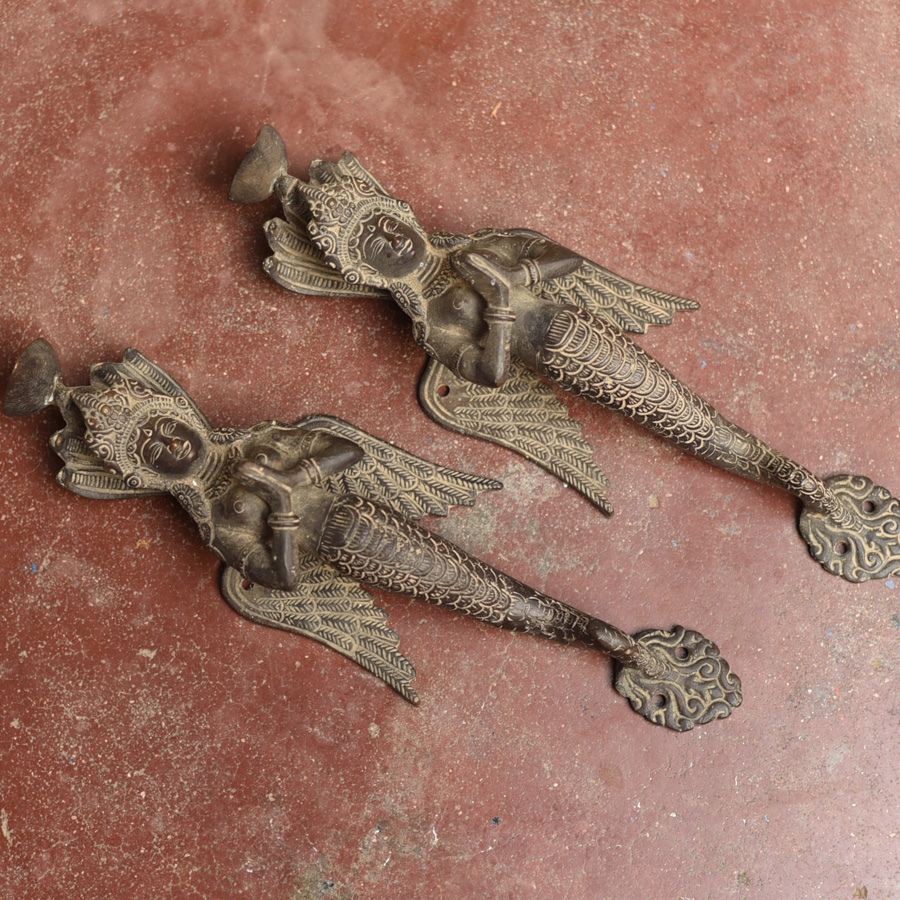 Shop Antique from Khajuraho Brass Door Handles