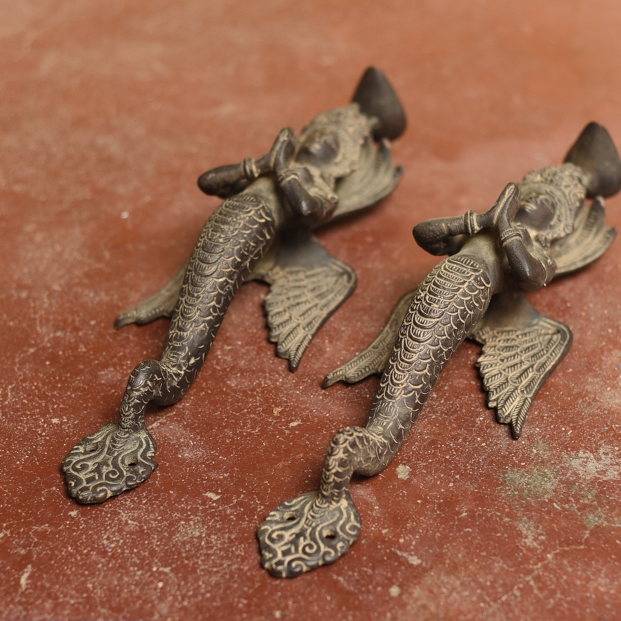 Shop Antique from Khajuraho Brass Door Handles