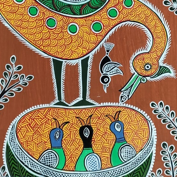 shop Mandana Art - Painting ~ Bird & Nest