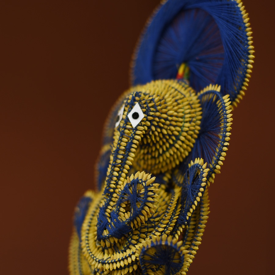 Shop Handmade dhaan murti - Paddy Craft | Ganeshji  (Red)