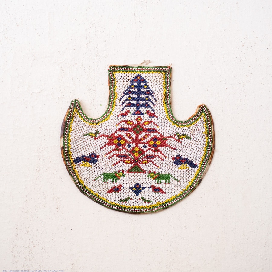 Handmade Antique Bead Work  ~ Vinjano / Fan