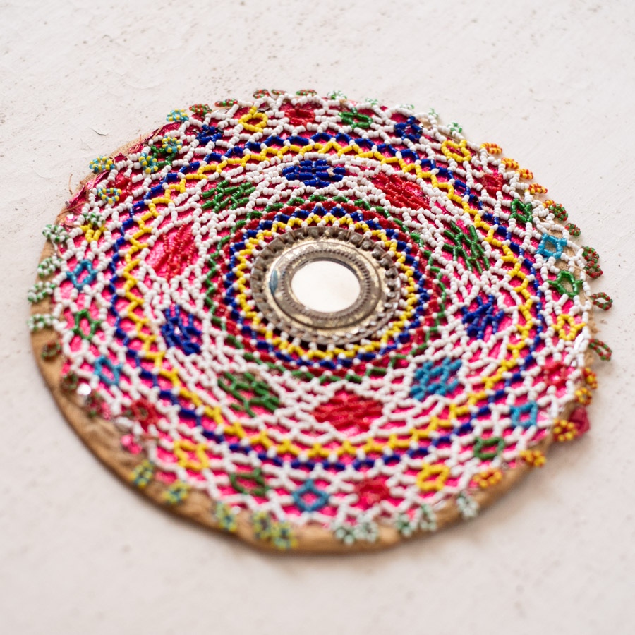 Handmade Antique Bead Work  ~ Wall Decor