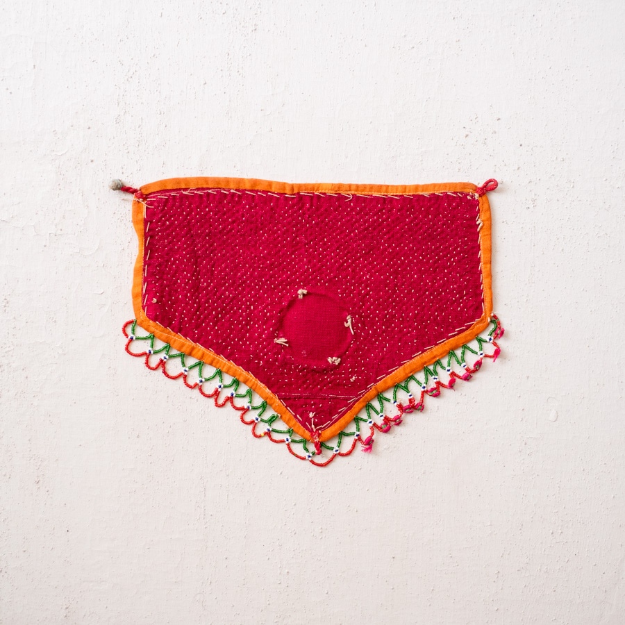 Handmade Antique Bead Work  ~ Wall Hanging Elephant Motif