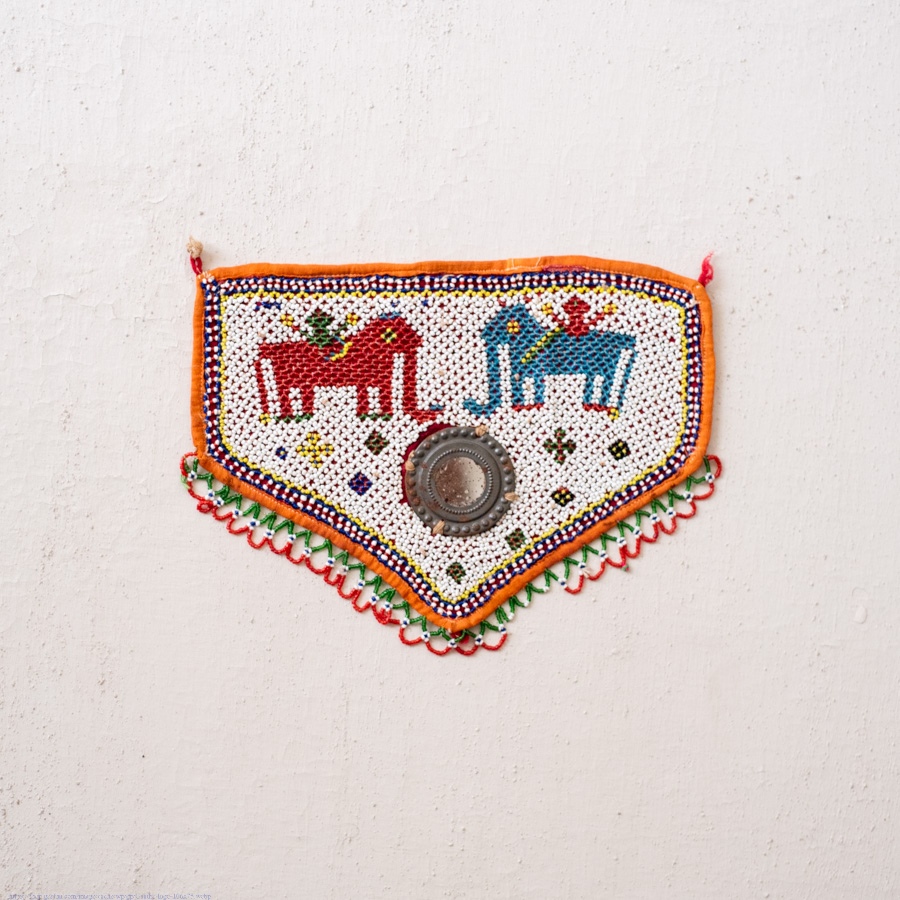 Handmade Old & Antique Bead Work  ~ Mahavat Motif