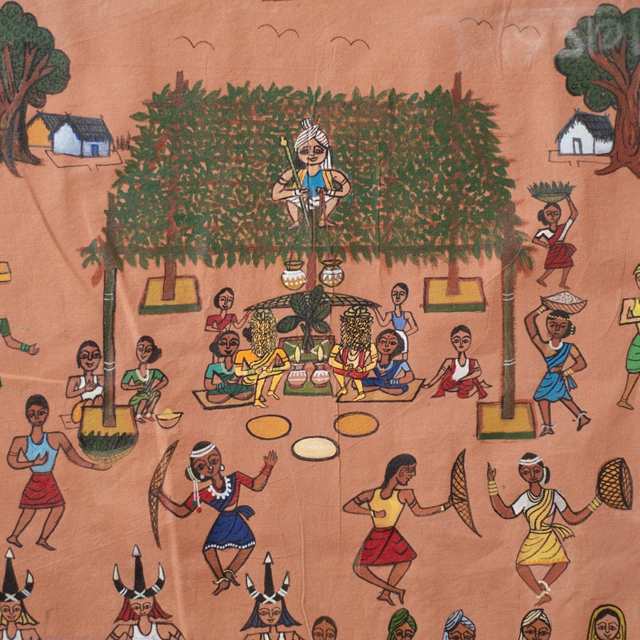 Traditional Muriya Painting | Bhitti Chitra chhatisgarh - Madya Bihav