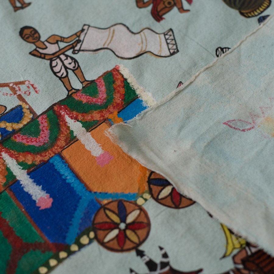 Traditional Muriya Painting | Bhitti Chitra chhatisgarh - Goncha Parav