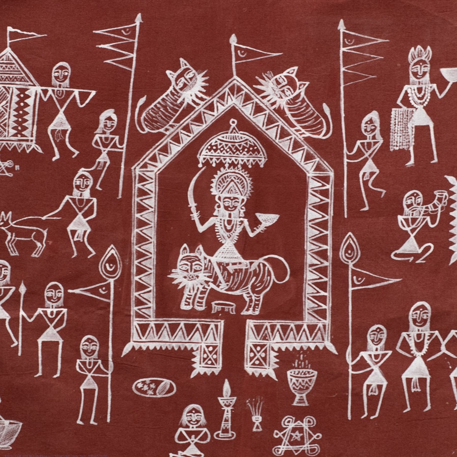 Traditional Muriya Painting | Bhitti Chitra chhatisgarh