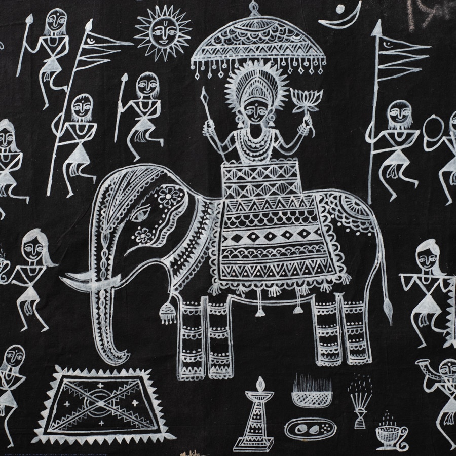 Traditional Muriya Painting | Bhitti Chitra chhatisgarh
