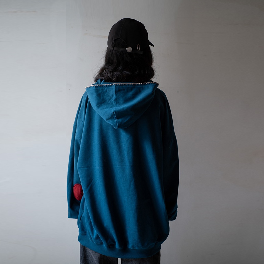 buy Handcrafted Embroidered Hoodie - Cat design