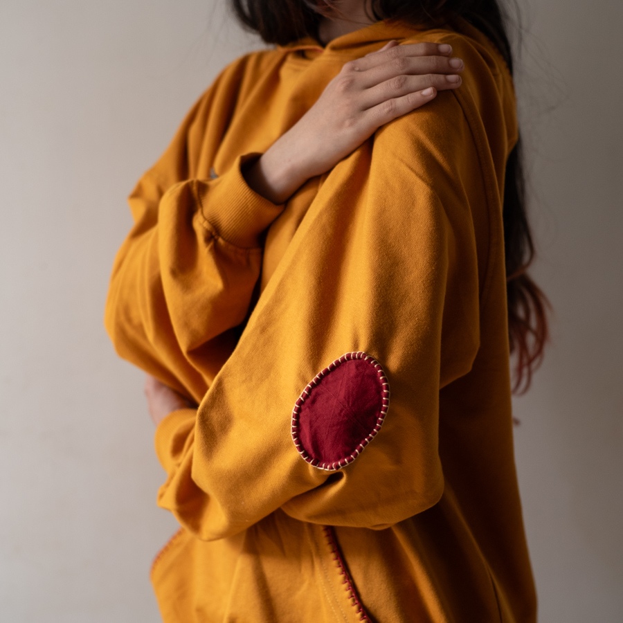 buy Handcrafted Embroidered Hoodie - Hen design