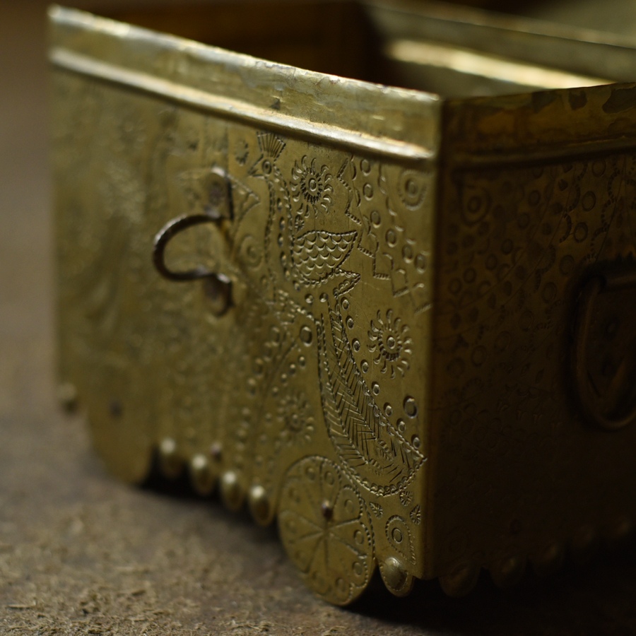 handmade Brass Multi Purpose Storage Box