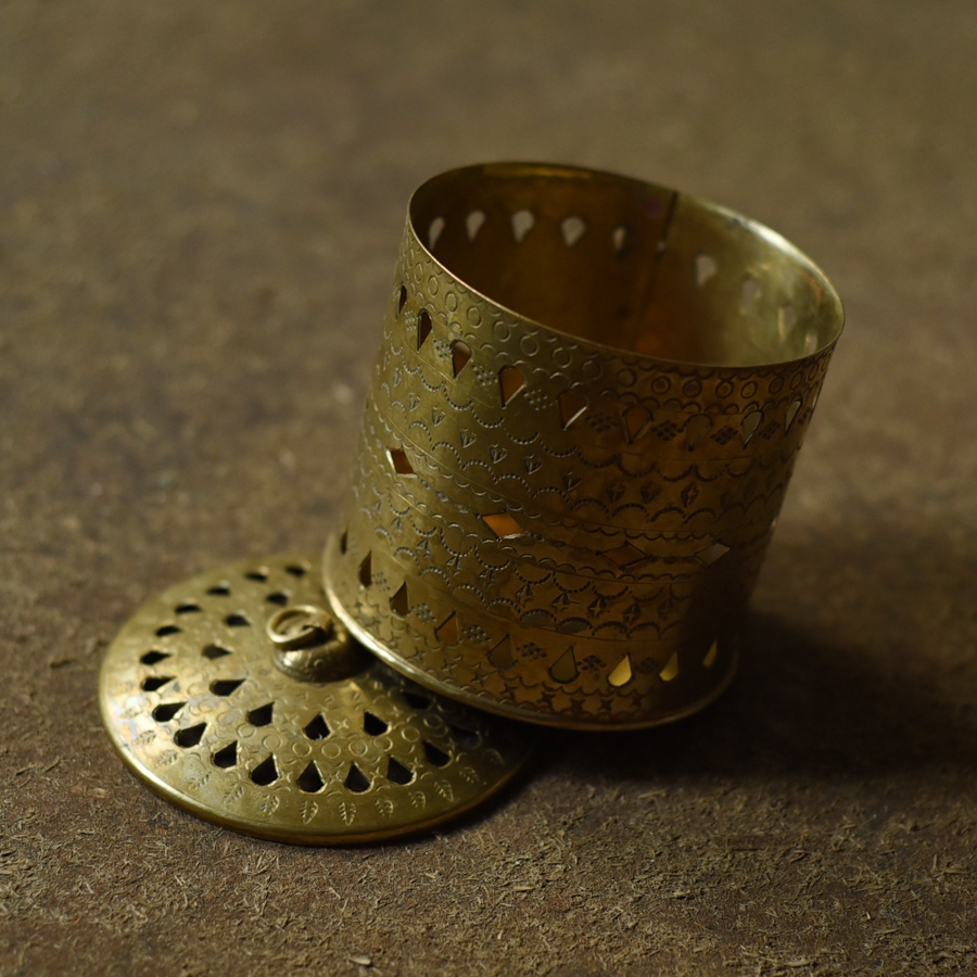 handmade brass candle stand
