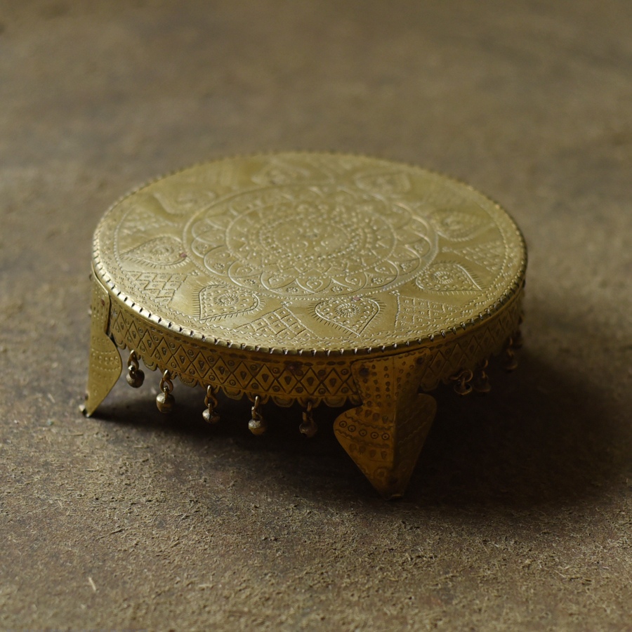 Handcrafted Brass ~ Chowki / God Idon Singhasan / Polpat / Chakla