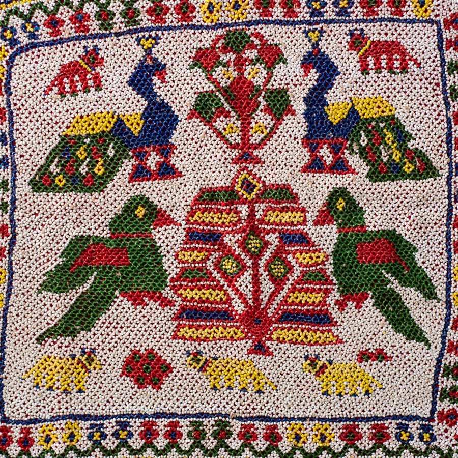 Saurashtra Bead Work - Old & Antique Wall Hanging - Chakda